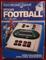 epoch pro bowl football handheld electronic game loose
