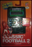 mattel classic football 2 handheld electronic game boxed