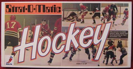 strat-o-matic hockey game box 1997-98