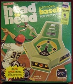 coleco head-to-head baseball handheld electronic game boxed