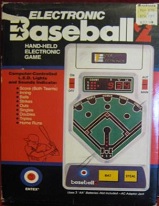 entex baseball 2 handheld electronic games