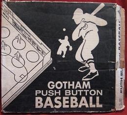 gotham push button electric baseball game